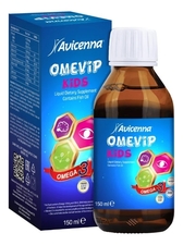 Avicenna Биологическая активная добавка к пище OmeVip Kids 150мл