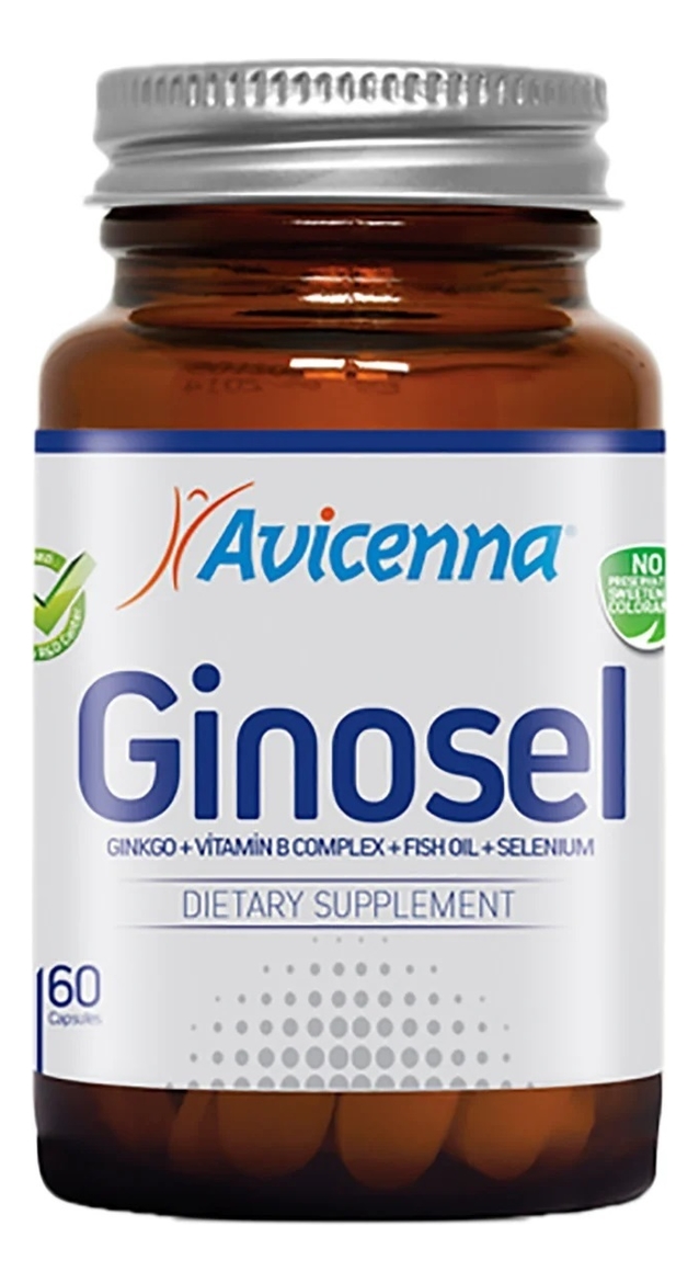 Биологическая активная добавка к пище Ginosel 60 капсул биологическая активная добавка к пище vitamin d3 d max 5 60 капсул