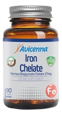 Avicenna Биологическая активная добавка к пище Iron Chelate 90 капсул