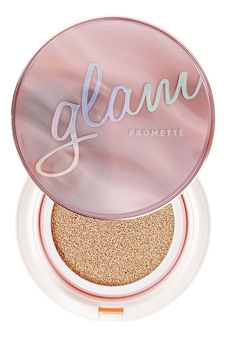 Увлажняющий кушон с жемчужной пудрой Promette Glam Origin Radiance Cushion SPF50+ PA+++ 14г: No 13