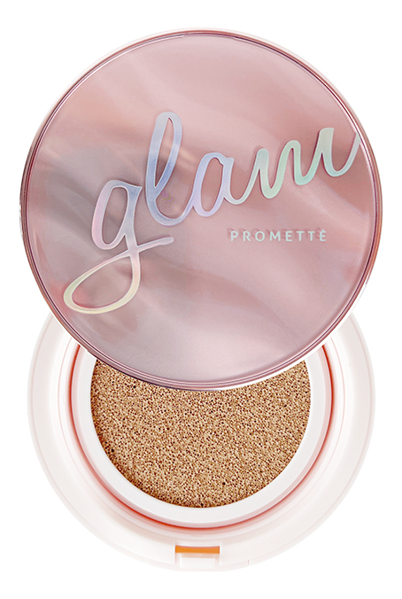 Увлажняющий кушон с жемчужной пудрой Promette Glam Origin Radiance Cushion SPF50+ PA+++ 14г: No 21