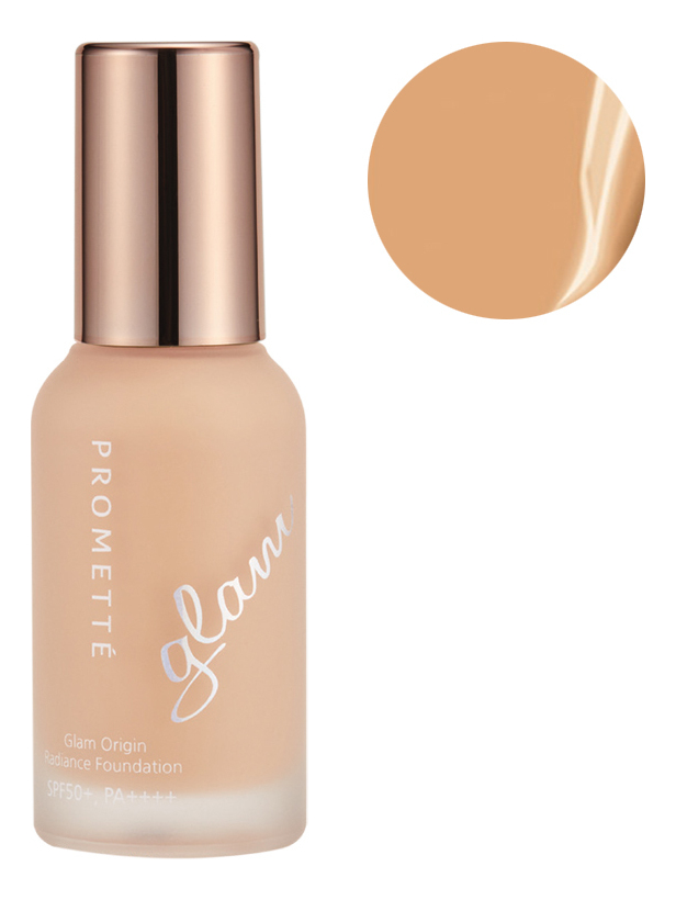 Тональный крем для лица Promette Glam Origin Radiance Foundation SPF50+ PA++++ 30г: No 21