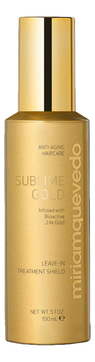 Несмываемая золотая сыворотка для волос Sublime Gold Leave-In Treatment Shield 150мл
