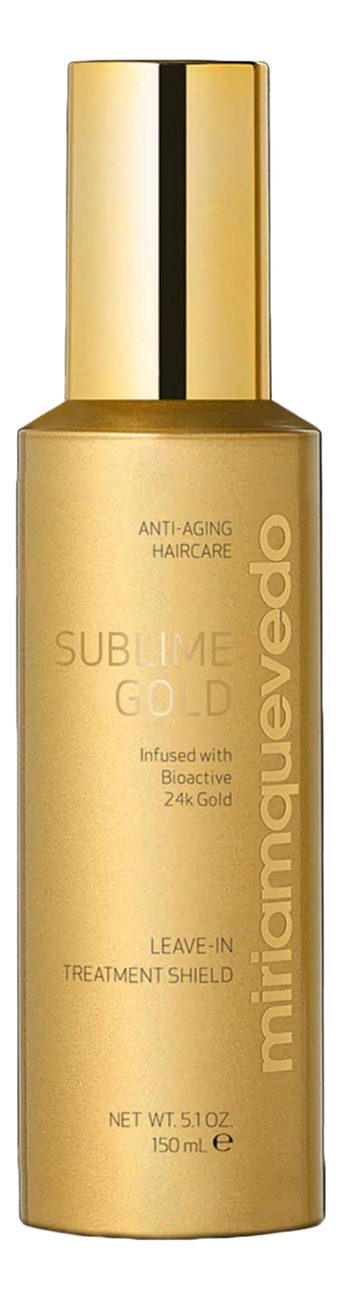 Несмываемая золотая сыворотка для волос Sublime Gold Leave-In Treatment Shield 150мл