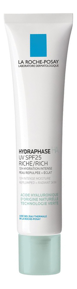 Увлажняющий крем для лица Hydraphase Riche HA UV SPF 25 40мл