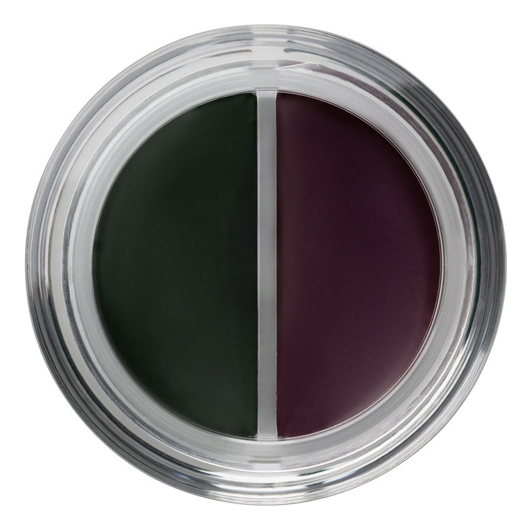 Двухцветная гелевая подводка для глаз Double Agent Gel Eyeliner Two Colors 5г: 13 Пурпур и темно-зеленый