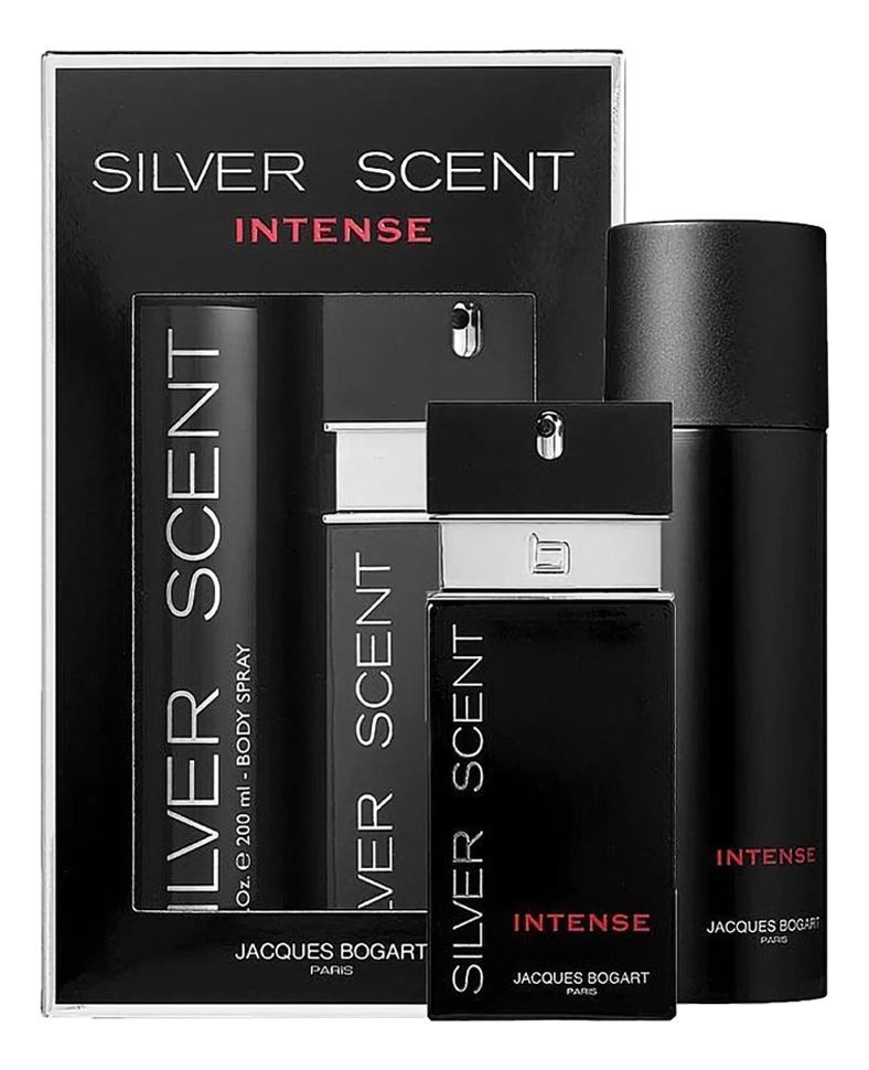 Silver Scent Intense: набор (т/вода 100мл + дезодорант 200мл)