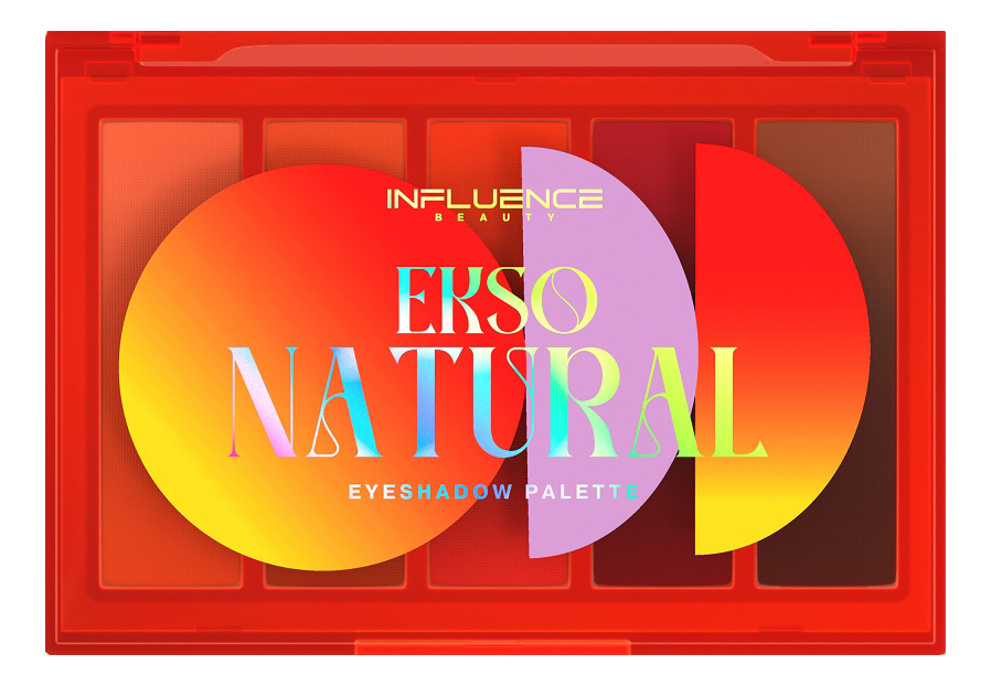 цена Палетка теней для век Ekso Natural Eyeshadow Palette 17г