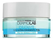 Deborah Milano Ультра-увлажняющий гель для нормальной и комбинированной кожи лица Dermolab 72H Ultra-Hydrating Gel 50мл