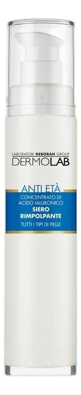 Антивозрастная сыворотка-концентрат для лица с гиалуроновой кислотой Dermolab Anti-aging Replumping Serum Concentrate Of Hyaluronic Acid 50мл