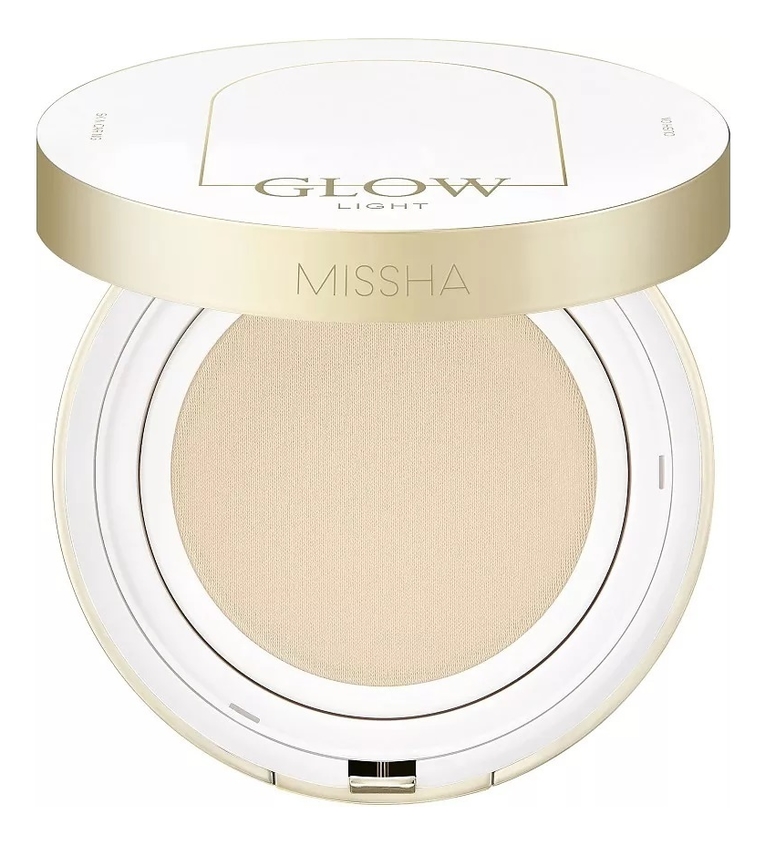 Тональный кушон для лица с коллагеном Glow Cushion Light SPF37 PA+++ 13г: 21N Vanilla