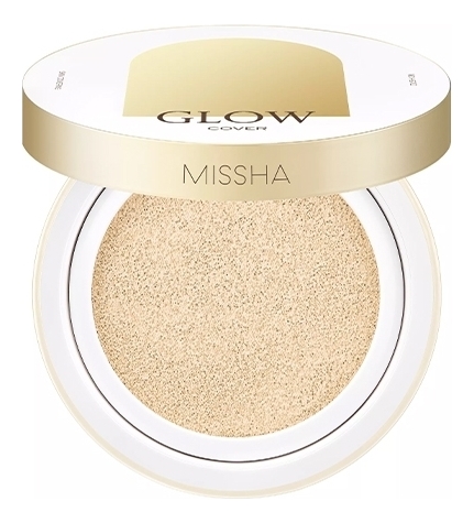 Тональный кушон для лица Glow Cover Cushion SPF40 PA++ 14г: 21N Fair Light Beige