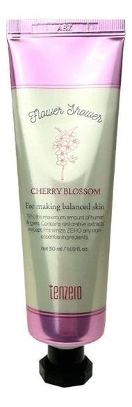 Крем для рук и ногтей с ароматом вишни Flower Shower Hand & Nail Cream Cherry Blossom 50мл