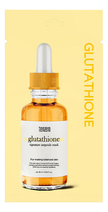 Тканевая маска для лица с глутатионом Signature Ampoule Mask Glutathione 28мл
