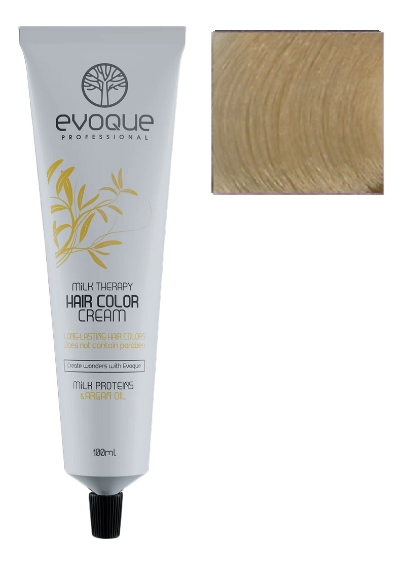 Крем-краска для волос Milk Therapy Hair Color Cream 100мл: 12.3 Gold Extra Platinum Blonde