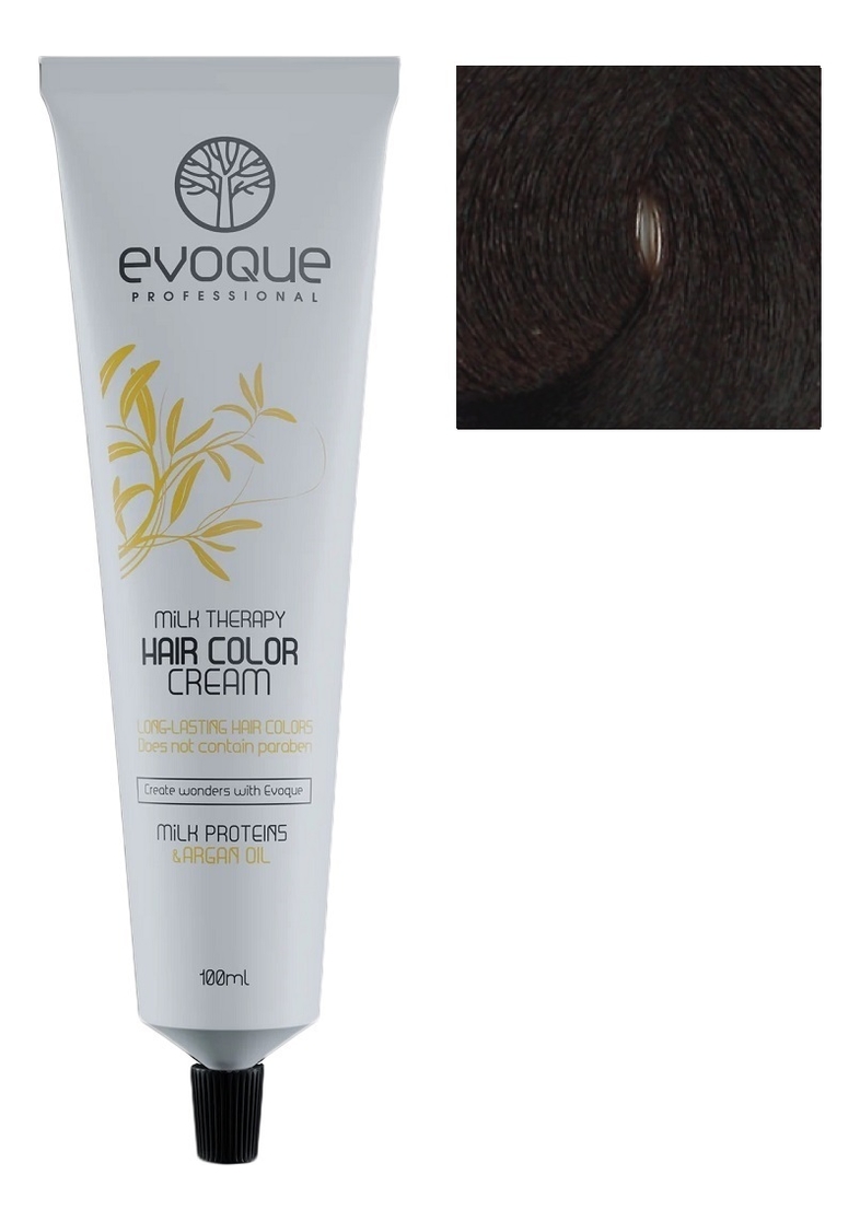 Крем-краска для волос Milk Therapy Hair Color Cream 100мл: 5.4 Copper Light Brown
