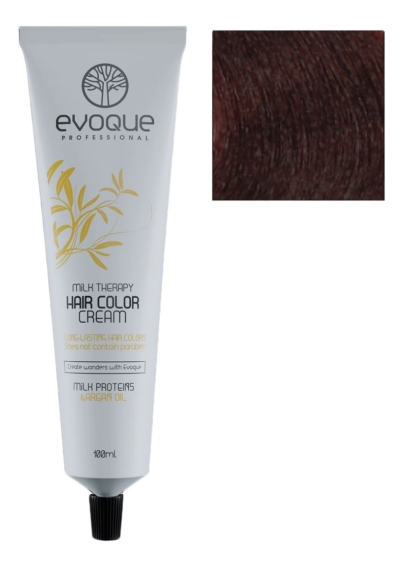 Крем-краска для волос Milk Therapy Hair Color Cream 100мл: 5.66 Intense Red Light Brown