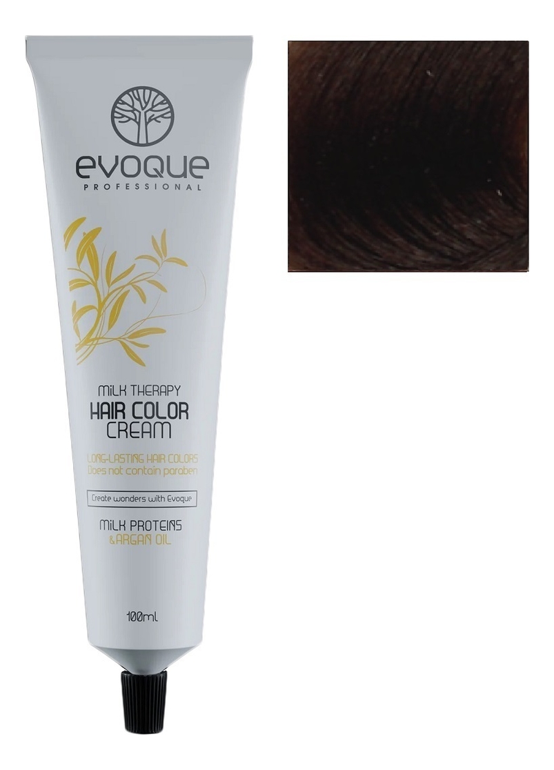 Крем-краска для волос Milk Therapy Hair Color Cream 100мл: 6.77 Intense Coffee Dark Blond
