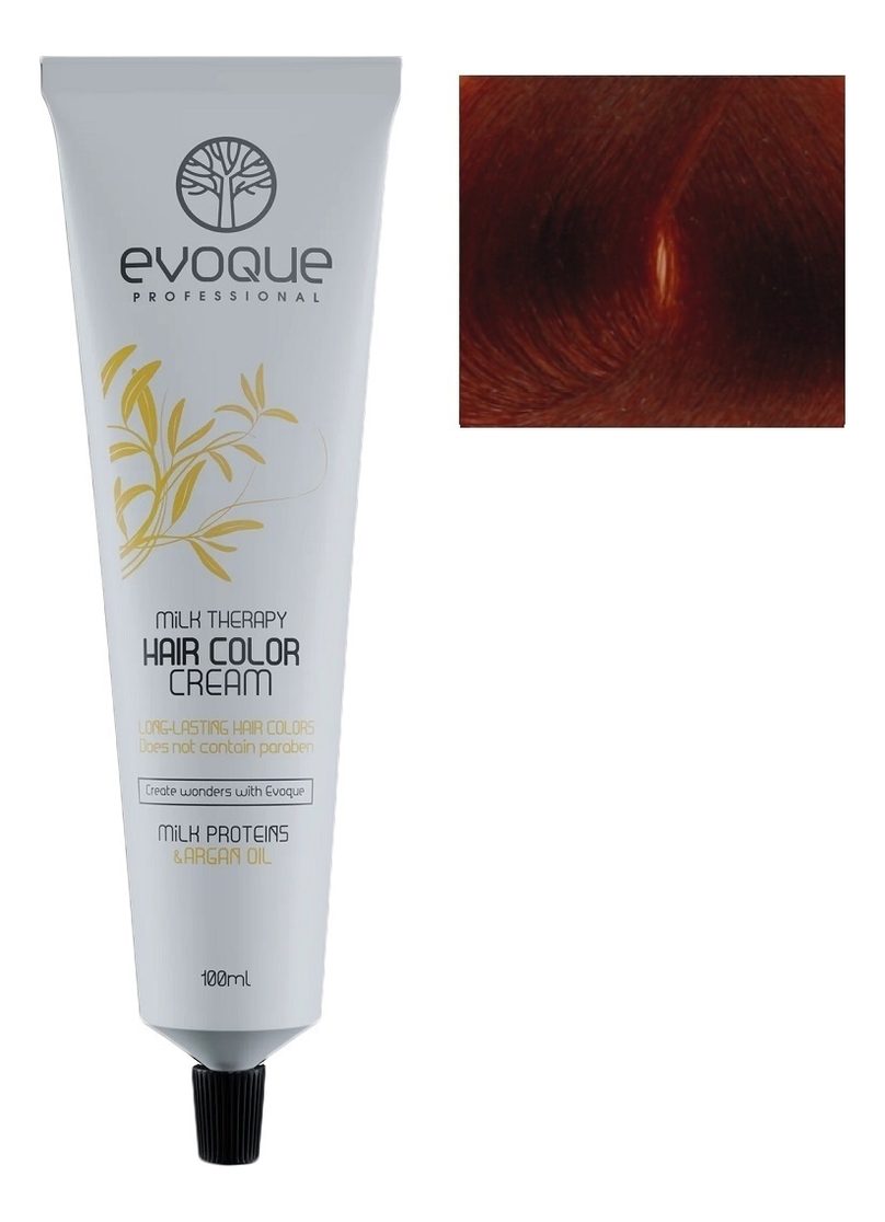 Крем-краска для волос Milk Therapy Hair Color Cream 100мл: 743 Copper Gold Blonde