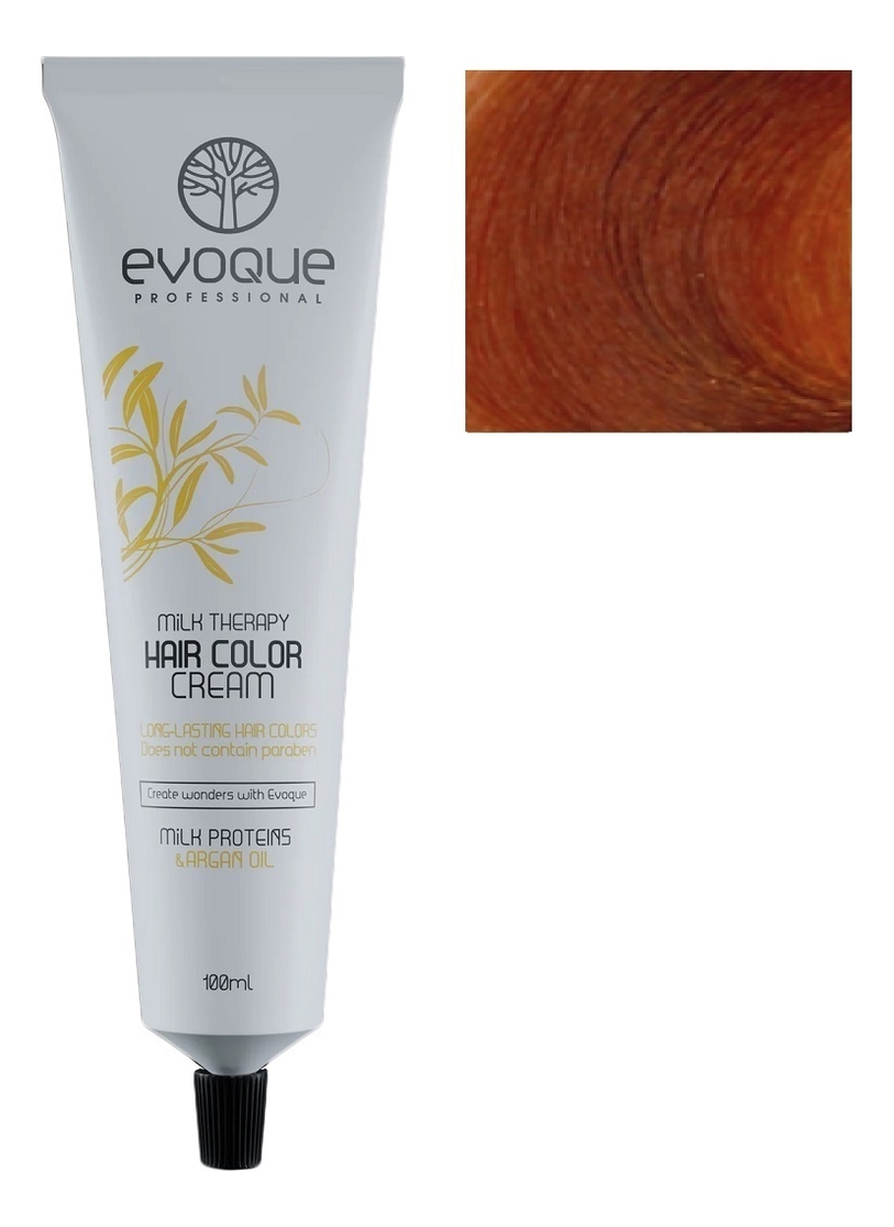 Крем-краска для волос Milk Therapy Hair Color Cream 100мл: 8.44 Intense Copper Light Blonde