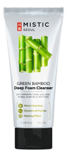 MISTIC Глубокоочищающая пенка для умывания с экстрактом бамбука Green Bamboo Deep Foam Cleanser 180мл