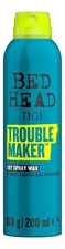 TIGI Легкий текстурирующий спрей-воск для волос Bed Head Trouble Maker Dry Spray Wax Texture Finishing Spray 200мл