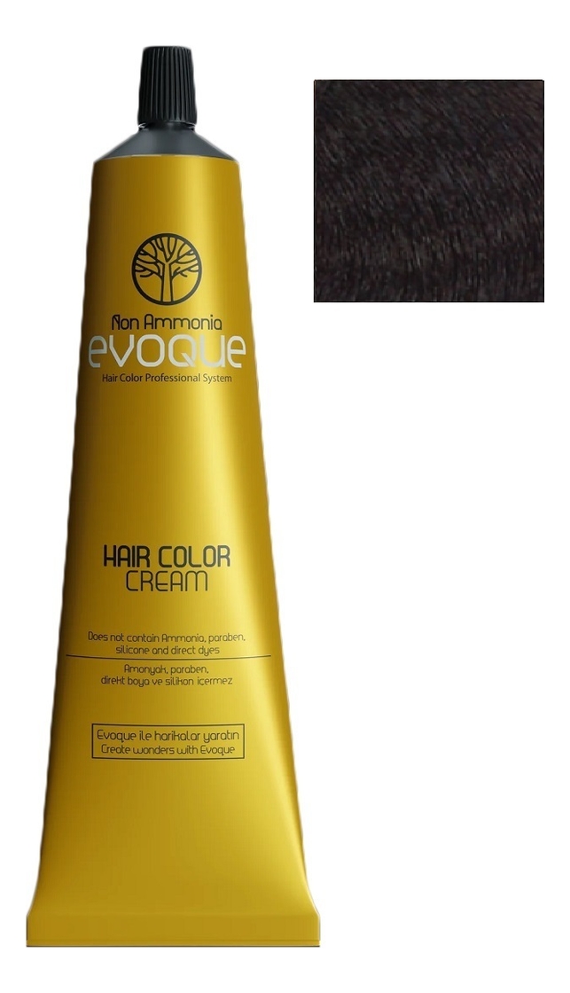 Крем-краска для волос без аммиака Non Ammonia Hair Color Cream 100мл: 5.0 Extra Light Brown
