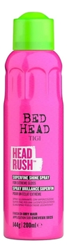 Спрей для придания блеска волосам Bed Head Headrush 200мл
