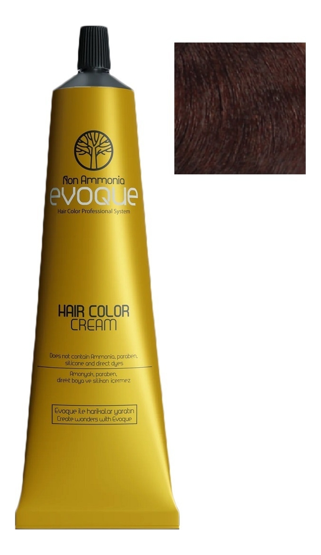 Крем-краска для волос без аммиака Non Ammonia Hair Color Cream 100мл: 6.35 Gold Mahogany Dark Blond