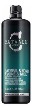 Шампунь для питания сухих и ломких волос Catwalk Oatmeal & Honey Shampoo