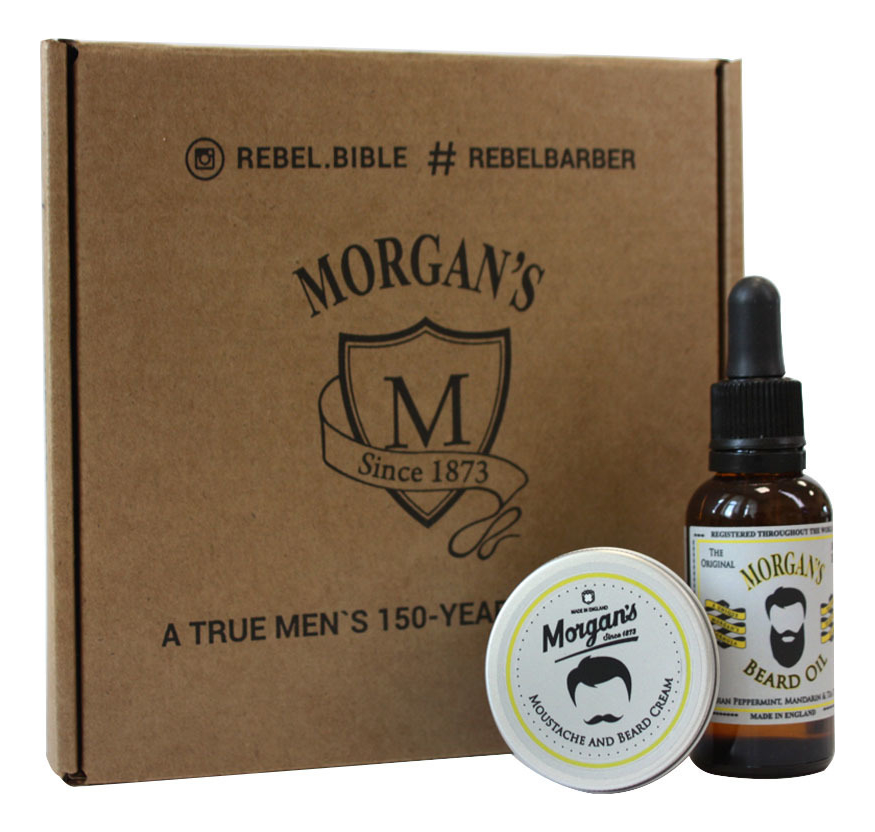 

Набор (масло для бороды Beard Oil 30мл + крем для бороды и усов Moustache And Beard Cream 30мл)