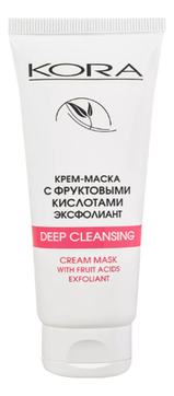 Крем-маска с фруктовыми кислотами Эксфолиант Deep Cleansing Cream Mask 75мл