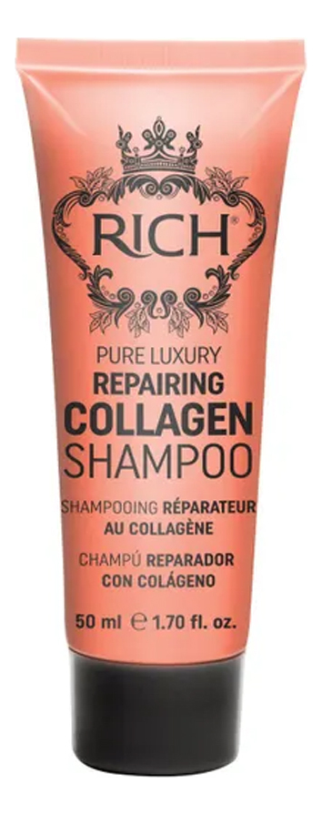Восстанавливающий шампунь с коллагеном Pure Luxury Repairing Collagen Shampoo : Шампунь 50мл