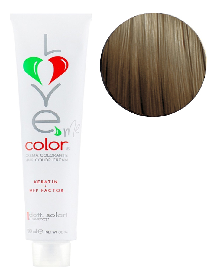 Крем-краска для волос Love Me Color Cream 100мл: 6.31 Темный блондин золотисто-пепельный