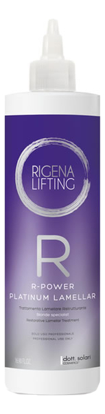 Восстанавливающая послойная реконструкция волос Rigena Lifting R-Power Platinum Lamellar 500мл