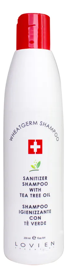 Дезинфицирующий шампунь Sanitizer Shampoo With Tea Tree Oil 250мл