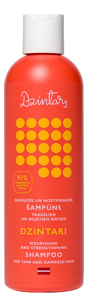 Шампунь для ломких и поврежденных волос Dzintari Nourishing And Strengthening Shampoo 300мл