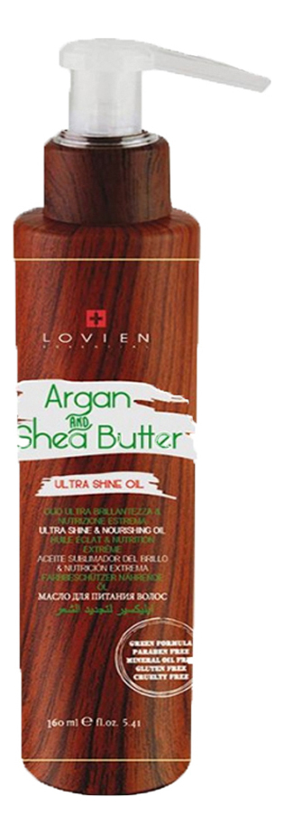 Масло-эликсир Ультра блеск Argan and Shea Butter Ultra Shine & Nourishing Cream 160мл