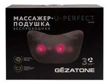 Gezatone Беспроводная массажер-подушка для спины и шеи U-Perfect AMG403