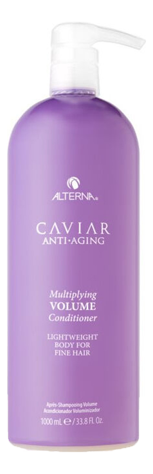Кондиционер для объема и уплотнения волос Caviar Anti-Aging Multiplying Volume Conditioner: Кондиционер 1000мл шампунь для объема и уплотнения волос с кератиновым комплексом caviar anti aging multiplying volume shampoo шампунь 250мл