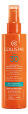 Collistar Солнцезащитное молочко-спрей для гиперчувствительной кожи Latte Sprau Protezione Attiva SPF30 200мл