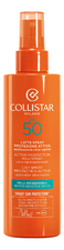Collistar Солнцезащитное молочко-спрей для гиперчувствительной кожи Latte Sprau Protezione Attiva SPF50 200мл