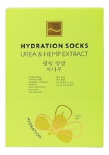 Beauty Style Увлажняющие носочки для педикюра Urea & Hemp Extract Socks 30мл