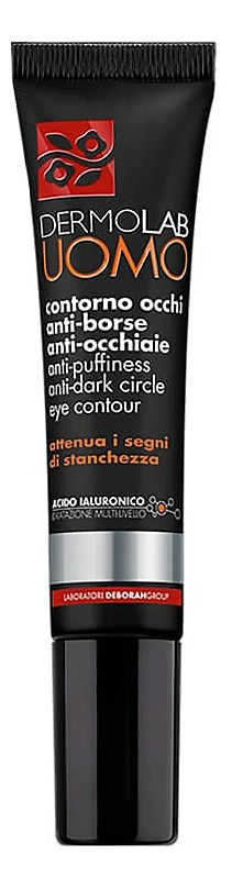 Крем для кожи вокруг глаз против темных кругов Dermolab Uomo Anti-Puffiness Anti-Dark Circle Eye Contour 15мл roberto cavalli uomo 100