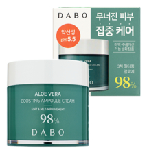 DABO Ампульный крем для лица с экстрактом алоэ вера Aloe Vera Boosting Ampoule Cream 98% 100мл