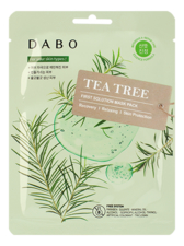 DABO Тканевая маска для лица с экстрактом чайного дерева First Solution Mask Pack Tea Tree 23г