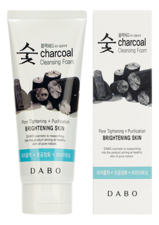 DABO Очищающая пенка для умывания на основе древесного угля Charcoal Cleansing Foam Brightening Skin 150мл