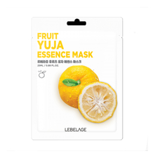 Lebelage Тканевая маска для лица с экстрактом юдзу Fruit Yuja Essence Mask 25мл