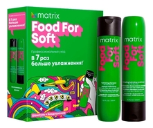 MATRIX Набор для волос Food For Soft (шампунь 300мл + кондиционер 300мл)