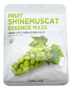 Тканевая маска для лица с экстрактом винограда Fruit Shinemuscat Essence Mask 25мл